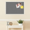 thumbnail image 3 of PinPix 36x24 Custom Cork Bulletin Board Black - White Clover Poster Board Has a Fabric Style Canvas Finish, Framed in Black - White Clover, by ArtToFrames (PinPix-121), 3 of 5