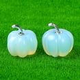thumbnail image 1 of Xihbxyly Calabaza En Miniatura Hecha a Mano, Hecha de Piedra de Cristal Natural, Decoración de Mesa para Halloween y Acción de Gracias, Decoración Otoñal para El Hogar, Ideal para Regalar, Tamaño 30, 1 of 1