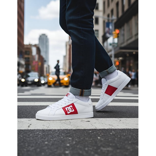 Tenis Casual DC Shoes Striker Sn Mx Color blanco Para Hombre Modelo ADYS100696WBY