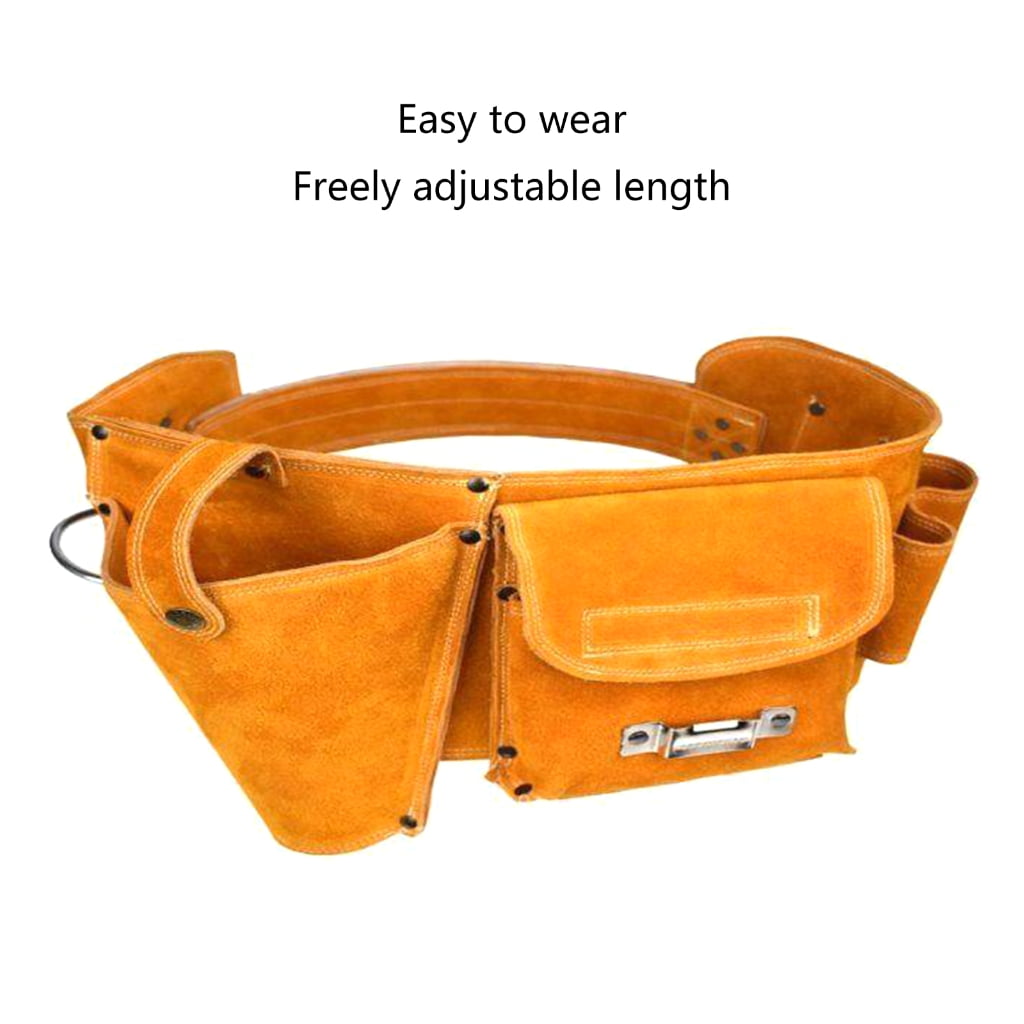 Cow1eatherTool Bag Multi-function Repair Kit Durable Hardware Tool Storage Bag