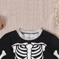 thumbnail image 6 of Gubotare Toddler Boys Kids Halloween Pajamas Glow-in-The-Dark Pjs Set White for Size 5-6 Years, 6 of 7