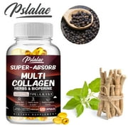 Pslalae Multi Collagen 2000mg - Type I, II, III, V, X -Healthy Joints,Skin,Hair,Nails (30/60/120pcs)