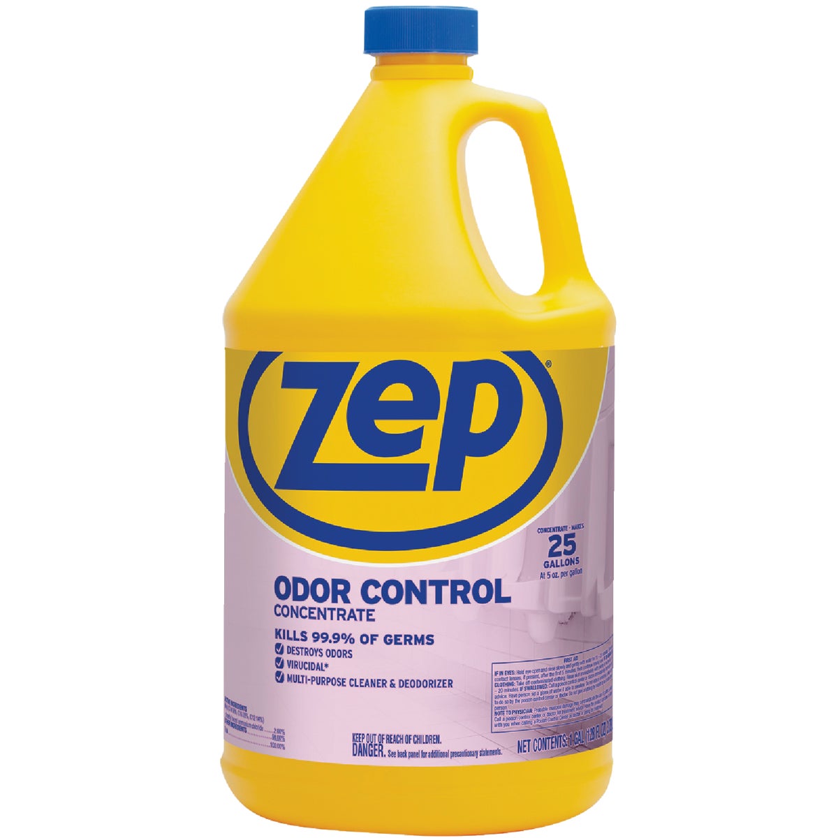 ZEP INC. Odor Control Concentrate, 1 Gallon, No Scent/Odor 2