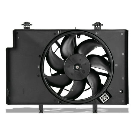 6 Cyl Radiator Fan - Engine Radiator Cooling Fan Assembly for 2011-2017 Ford Fiesta 1.6L FO3115186 US