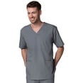 thumbnail image 1 of red panda Haut de Blouse Médicale à Col en V pour Hommes, 1 of 1