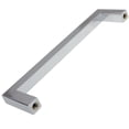 thumbnail image 3 of GlideRite 5 in. Center Solid Square Bar Pull Cabinet Hardware Handles, Polished Chrome, Pack of 25, 3 of 5