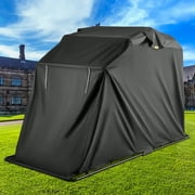 BENTISM Heavy Duty Motorcycle Cover Storage Sheds Garage All Season Outdoor Protection,600D Oxford Durable and Tear Proof Waterproof with Lock-Holes & Storage Bag,Fits up to 136"