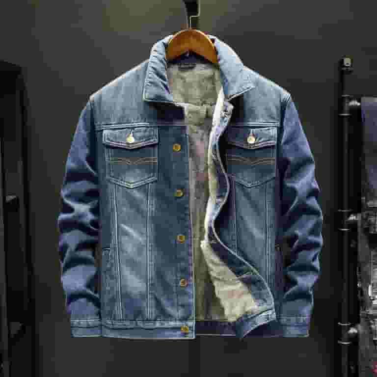 Men's Fleece Lined Jean Jacket Winter Sherpa Windbreaker Men's Fleece Lined Jean Jacket Winter Sherpa Windbreaker