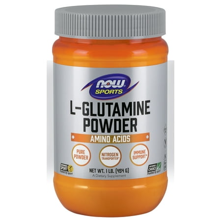 NOW Sports Nutrition, L-Glutamine Powder, 1-Pound (Best L Glutamine For Leaky Gut)