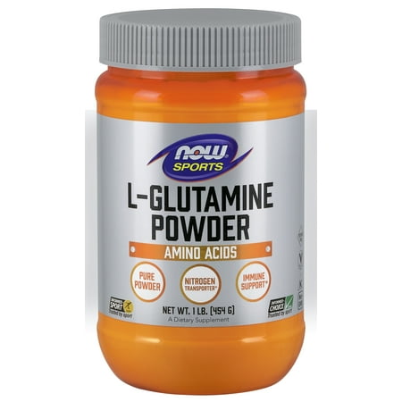 NOW Sports Nutrition, L-Glutamine Powder, 1-Pound (The Best Glutamine Powder)