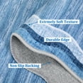thumbnail image 3 of Washable Living Room Rug 8x10 Large Modern Scalloped Area Rugs with Non-Slip Backing, Stain-Resistant Foldable Floor Mat, Contemporary Low Pile Indoor Carpet for Bedroom, Office, Blue, 3 of 8