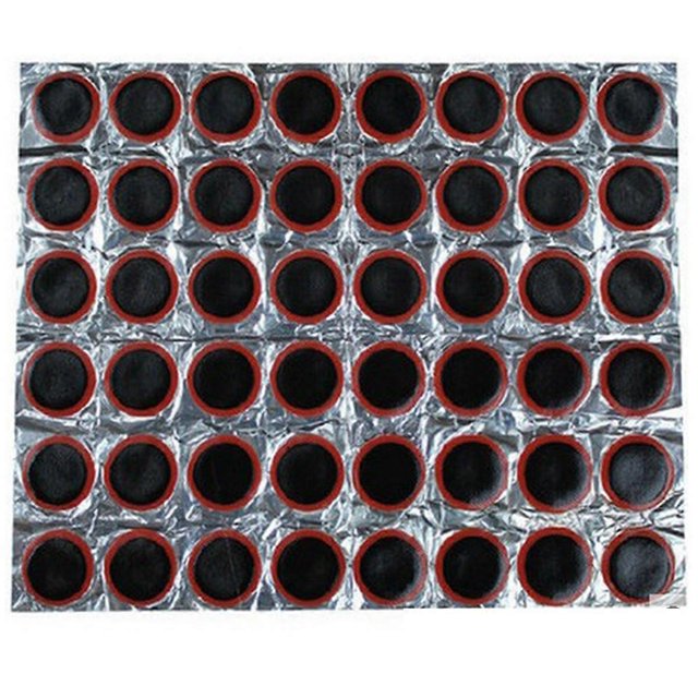 Round Style Bicycle Tire Repair Tool, Tire Patch, Mountain Bike Tire Patch, Emergency Puncture Repair Patch