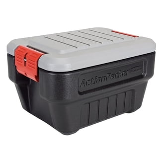 Rubbermaid Roughneck Storage Box - Stackable - 18 Gal, Black