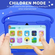 Kids Tablet, 7 inch Android 15 Tablet for Kids, 8GB+32GB 1TB Expand, Quad-Core Toddler Tablets with Shockproof Case, BT5.0, WiFi 5, Parental Control, Games, Dual Camera