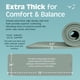 thumbnail image 3 of Retrospec Solana Esterilla De Yoga De 1/2 Pulgada De Grosor Con Correa De Nailon Para Hombres Y Mujeres, Esterilla De Ejercicio Antideslizante Para Yoga, Pilates, Estiramiento, Suelo Y Entrenamiento F, 3 of 5