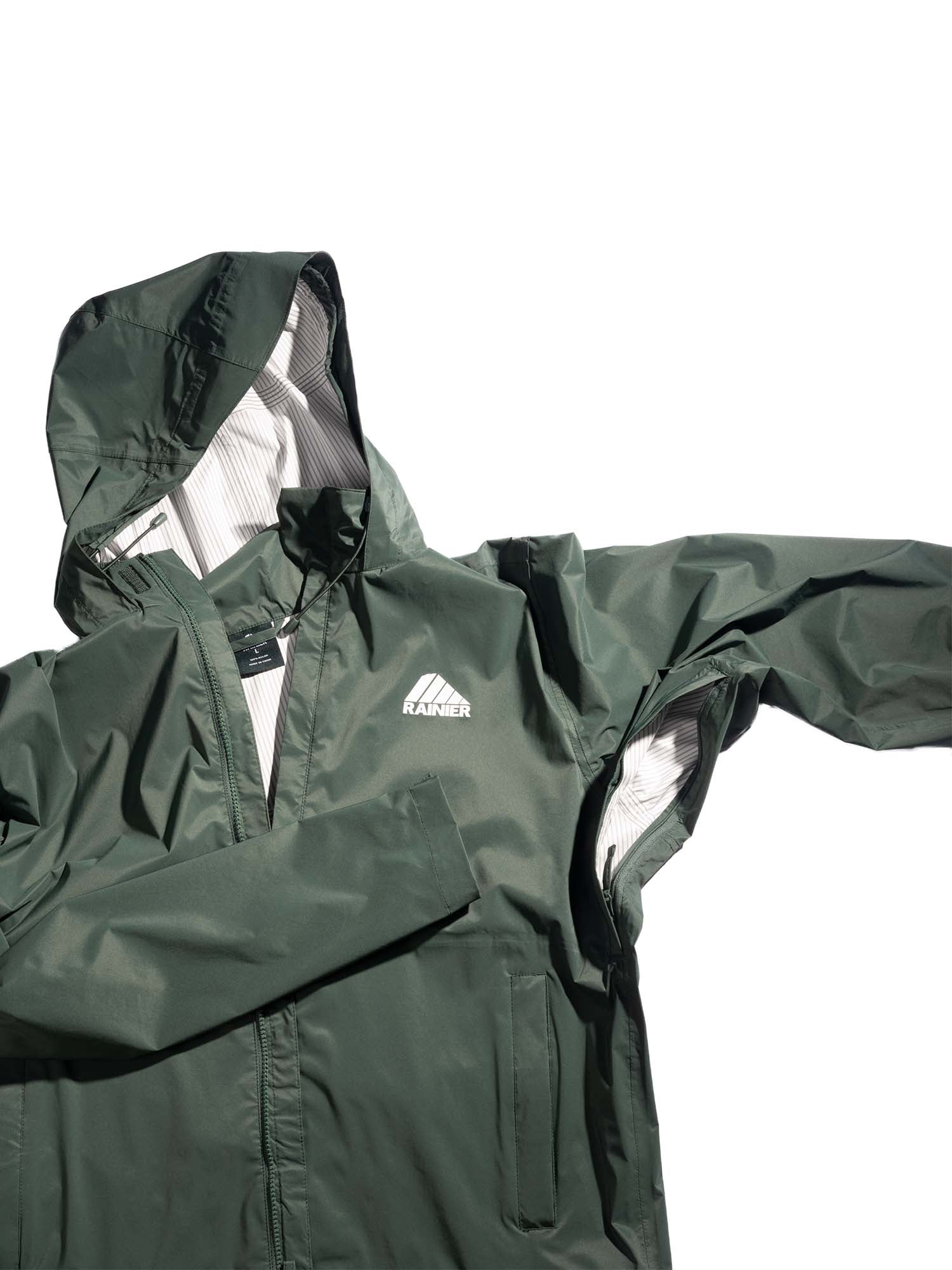 Rainier Waterproof Zippered Armpit Vents, Rain Coats (Unisex XL)