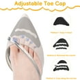 thumbnail image 4 of Abaima 20 Pairs Heel Cushion and Front Insoles for Loose Shoes, High Heel Cushion Pads, Adjustable Toe Filler Inserts, Heel Grips Liner Insert for Female Women Men Prevent Heel Slip and Blister, 4 of 7