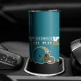 thumbnail image 6 of Jacksonville Football City Classic Team Color Year 20oz Stainless Steel Tumbler with Lid and Straw for Football Fans Men Women Gifts Skinny Travel Cup Keeps Drinks Cold & Hot, 6 of 6
