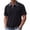 Black, variant on SAWOBUUN Men's Fake Two-Piece Collared Shirt Short Sleeve Pullover Top Lightweight Breathable Casual Summer Tee