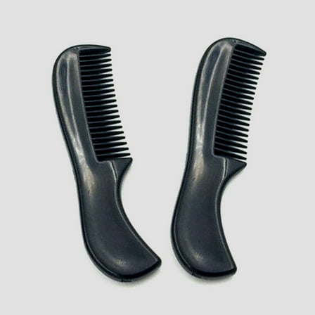 NICEXMAS Mens Combs For Hair Black Plastic 10pcs