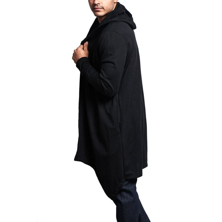 Victorious Long Length Drape Cape Cardigan Hoodie - Multiple
