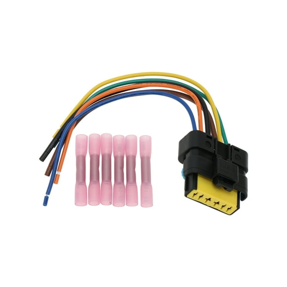 Conjunto de arnés de cableado de faros Unique Bargains para Renault Clio MK3 1999-2005, arnés de cable de lámpara trasera con 6 terminales de 15 cm, 1 conjunto