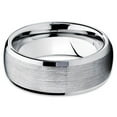 thumbnail image 2 of 6mm,Silver Tungsten Ring,High Polish,Tungsten Wedding Band,Beveled Edges,Silver Tungsten (14), 2 of 3