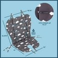 thumbnail image 3 of Todays Kids Baby High Chair Cover Pad - Wooden High Chair Cushion, High Chair Cover Replacement, Machine Washable & Easy to Install, Clouds Pattern, 3 of 7
