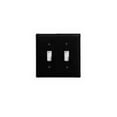 thumbnail image 1 of Village Wrought Iron ESS-87 Plain Switch Cover Double - Black, 1 of 3