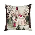 thumbnail image 1 of 1PCS Christmas Pillows Cover Decor Pillow Case Sofa Waist Throw Cushion Cover, 1 of 8