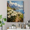 thumbnail image 4 of Qisvanset 12x16 Inch Lilies of the Field Bible Canvas Wall Art, Jesus Sermon Sketch Art Household Wall Decoration, 4 of 8