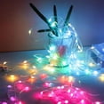 thumbnail image 5 of 20m/65.6ft LED DIY creative light strips, with individual LED colors controllable via remote control and app. Suitable for bedrooms and ideal for room parties. Quick installation without tools., 5 of 10