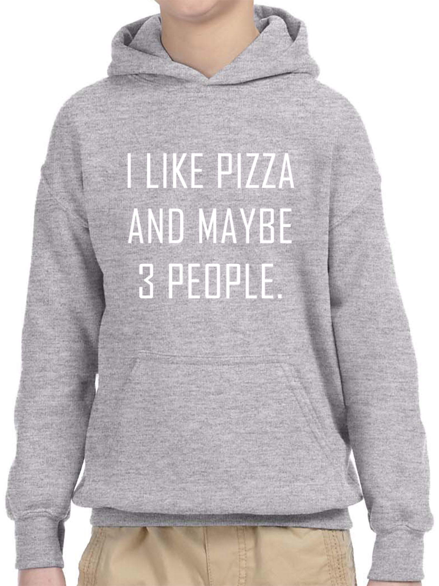 Details about   Home Where Pizza Is Black Hoodie Pullover Fleece For Pizza Lovers 