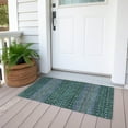 thumbnail image 6 of Addison Rugs Chantille Indoor/Outdoor Transitional Boho Green Washable Rectangle Rug, 1'8" x 2'6", 6 of 6