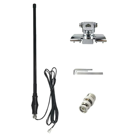 GMRS Mobile Antenna for Car, TV Antenna with VHF UHF GMRS, Vehicle Ham Radio Antenna
