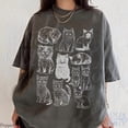 thumbnail image 3 of Cats 90s Vintage Tattoo Tshirt, Retro Y2k Kitten Shirt, Cat Lovers Gift, Cute Cat Shirts,Nature Unisex T-Shirt, 3 of 5