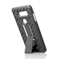 thumbnail image 4 of Golden Sheeps Case Compatible for LG V50 ThinQ, LG V50 Belt Clip Holster Cover Shell Kickstand Criss Cross Black New Plaid Design, 4 of 4