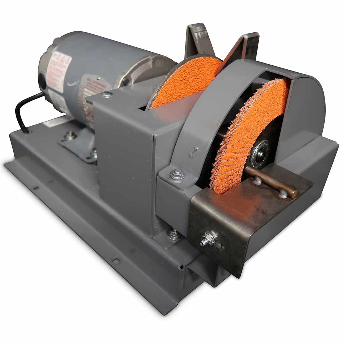 RBG Dual Disc Blade Grinder & Sharpener, Mulching Blade Sharpener, Coarse 24 Grit, 19.75"L x 11"W x 11.5"H, 1 Count