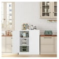 thumbnail image 6 of YOSITiuu 36” Metal Storage Cabinet with Lockable Doors and Adjustable Shelves, White, 6 of 6