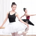 thumbnail image 4 of Yihuala Women Ballet Dance Platter Tutus Skirt 7 Layered Tulle Elastic Waist Tutus Skirt with Panty for Stage Party, 4 of 13