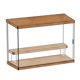 thumbnail image 3 of Caja de almacenamiento para figuras coleccionables, vitrina de acrílico para guardar muñecas, organizador de muñecas a prueba de polvo con puerta, escalera de 2 niveles, estándar 3, 3 of 12