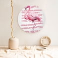 thumbnail image 5 of Wukai Flamingo Print Decorative Plate for Display,Bone China Decorative Plate, Ceramic Dinner Plate with Stand, Vertical Ceramic Plate-6in, 5 of 6