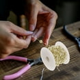 thumbnail image 4 of 1 Roll Beaded Chain Diy Crafts Making Beaded Chain Wedding Bouquet Decoration, 4 of 8