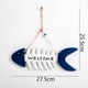 thumbnail image 3 of Xihbxyly Letrero de Madera con Forma de Espina de Pescado, Decoración Náutica Artesanal para Pared, Diseño Vintage de Pez, Adorno Playero, para Uso En Interiores y Exteriores, para Cocina, Baño, 27,9, 3 of 7