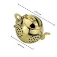 thumbnail image 2 of unbranded 1Ud De Té Metálico Dorado Resistente A Oxidación Con De Acero Inoxidable, 2 of 8