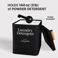 thumbnail image 4 of Modern Farmhouse Metal Laundry Pods Dispenser for Decor, Powder Compatible, Black, 4 of 6