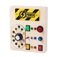 thumbnail image 4 of Switch Busy Board juguetes de viaje para bebés Material de enseñanza tablero de actividades juguetes de actividades para niños pequeños 1-3 regalos de, 4 of 9