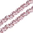 thumbnail image 1 of Uxcell 2-Pack 1 Yarda 14 mm Cadena de Strass de Cristal Cierra Ojo de Caballo para Manualidades/Ropa [Rosa], 1 of 7