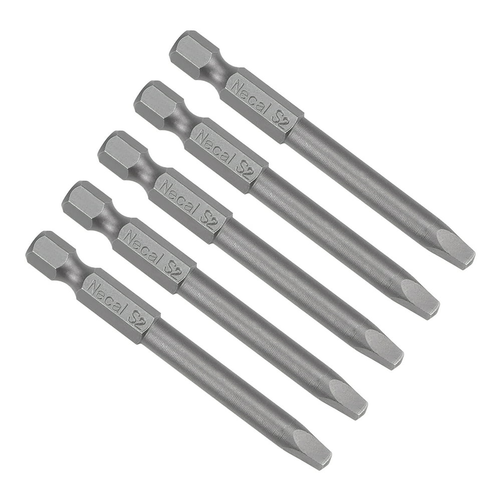 Uxcell 1/4" Hex Shank 2.56" Length SQ3 Square Screwdriver Bit