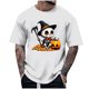 thumbnail image 1 of Blusas y camisas de manga corta y cuello redondo para hombre. Blusas/camisetas de manga corta con cuello redondo y estampado de Halloween para hombre. Blusa para hombre., 1 of 4